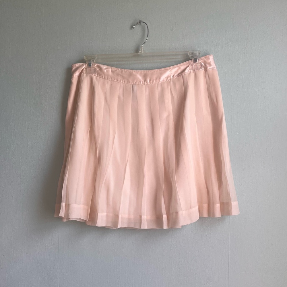 SOLD Vintage silk pleated skirt